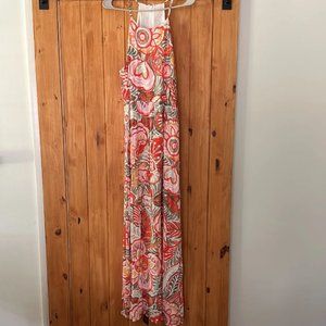 floral maxi dress
